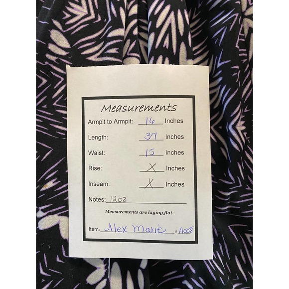 Alex Marie Abstract Print Dress Size M - Picture 3 of 3